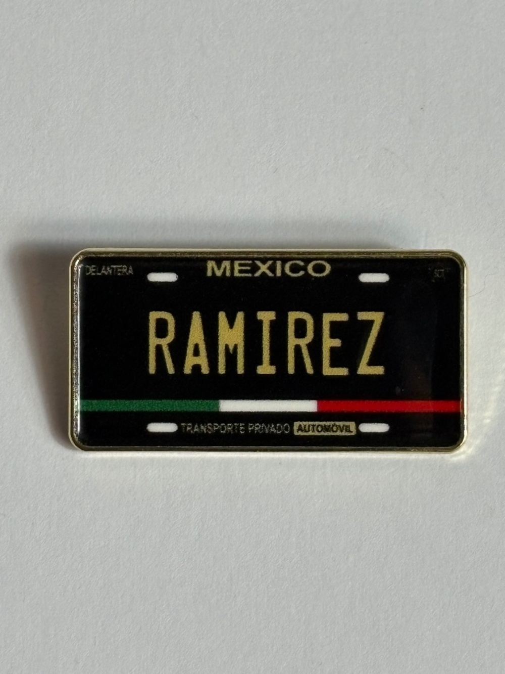Mexico Flag Ramirez Name License Plate Hat Pin Pins Hats Fitted New Era Hatpin